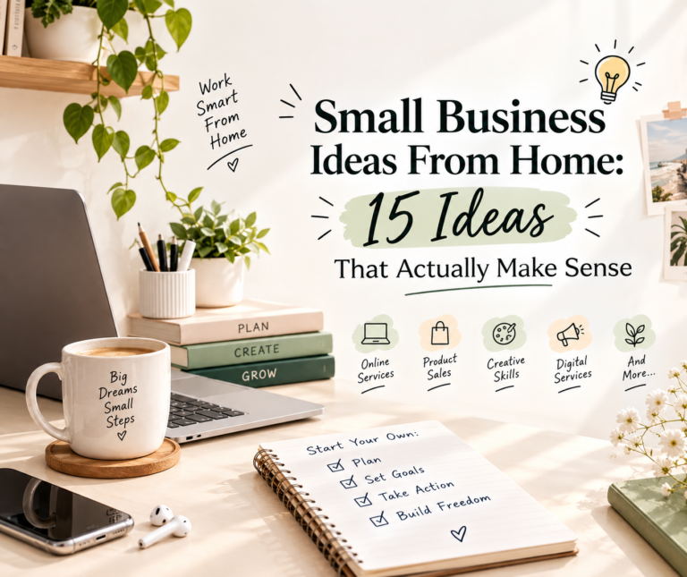 Small Business Ideas From Home